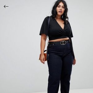 New Look Curve Wrap Top